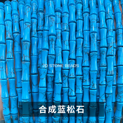 Cuentas de tubo para el festival Yuzhu del sur, 5 x 12 mm, cuentas sueltas, cuentas separadoras 