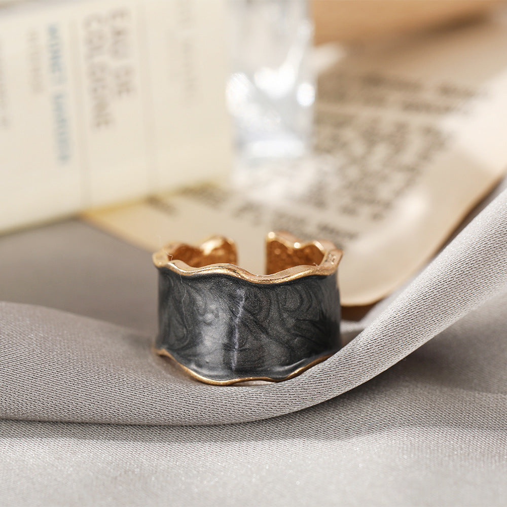 Enamel drip ring