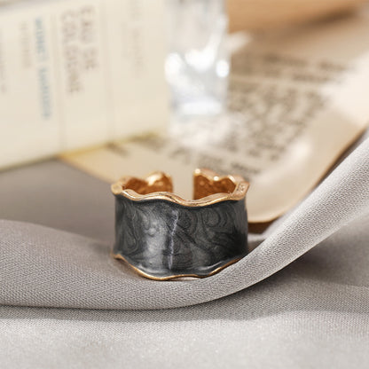 Enamel drip ring