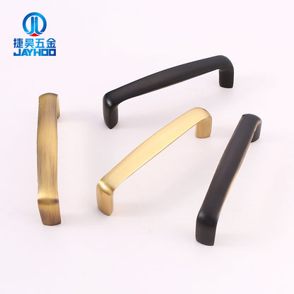 Vintage door handle antique copper gold