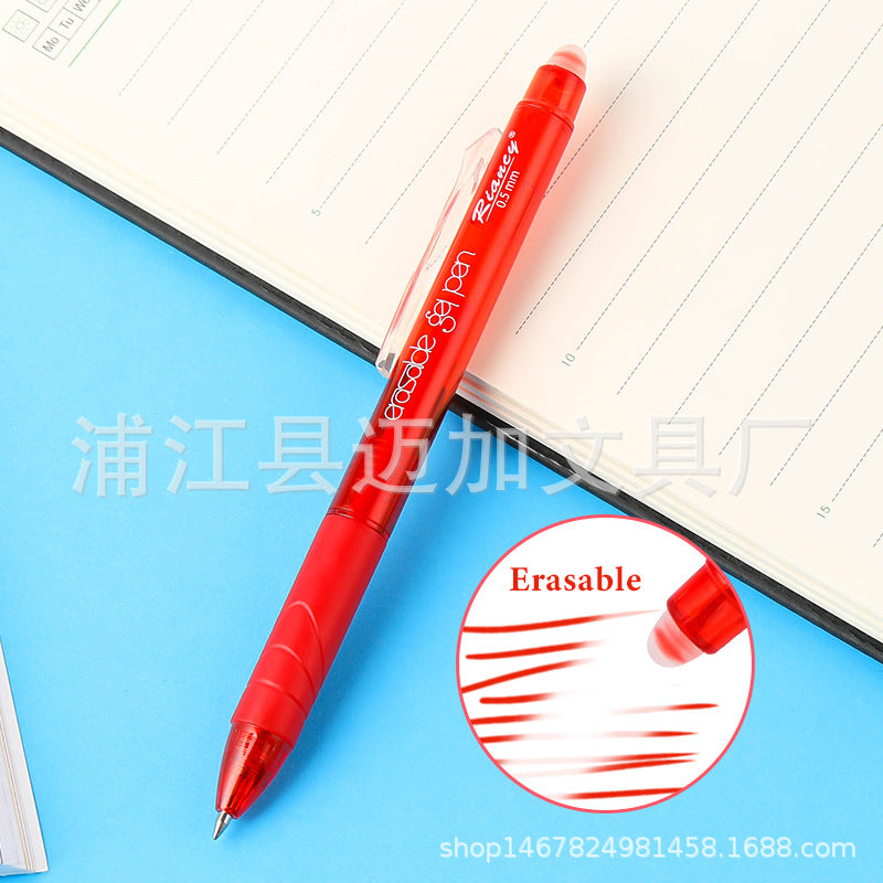 8-color erasable pen 0.5mm temperature-controlled press gel pen