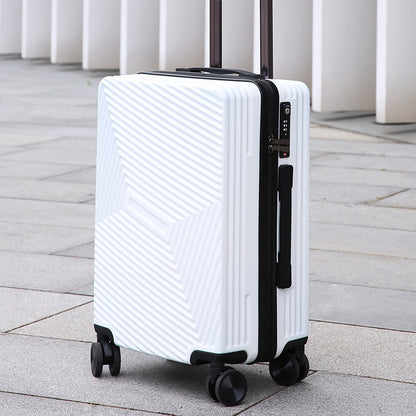 Silent universal wheel trolley case