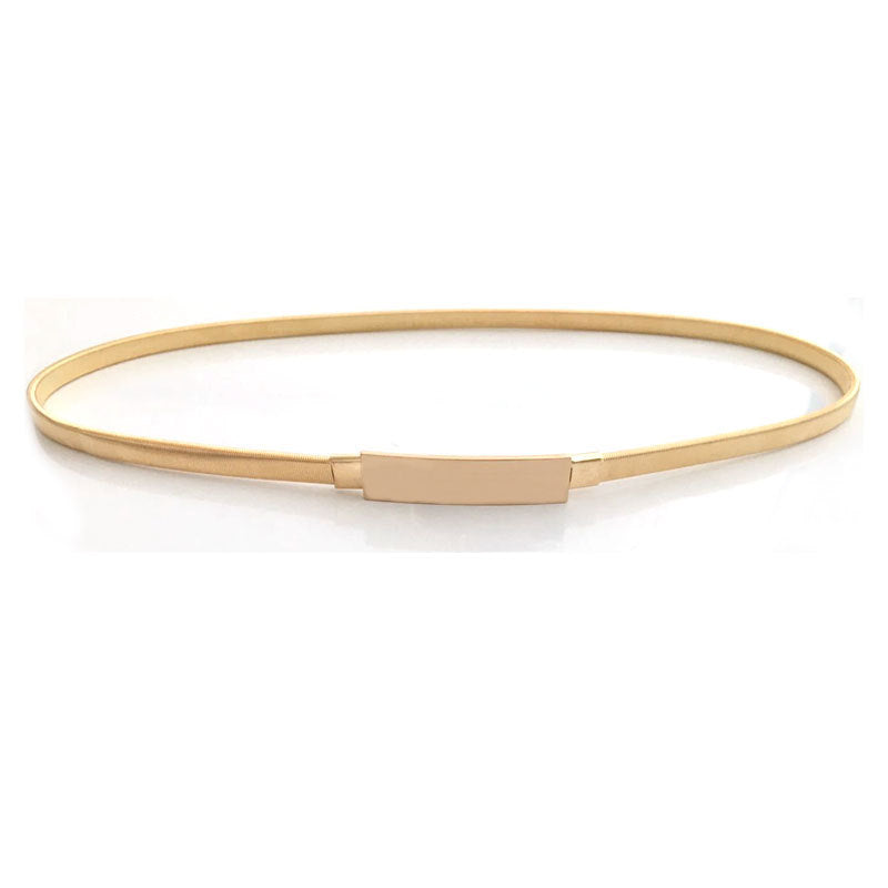 Elastic Metal Belt Gold