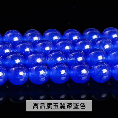 Color jade beads DIY jewelry accessories wholesale