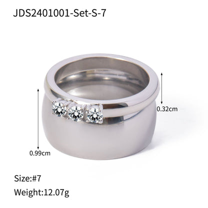 Juego de anillos en espiral simples 