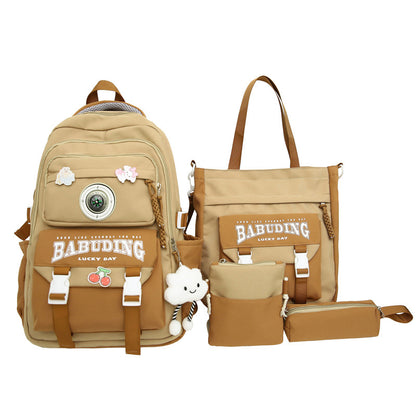 Backpack large capacity load reduction spine protection