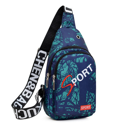 Color Chest bag Men's casual fanny pack