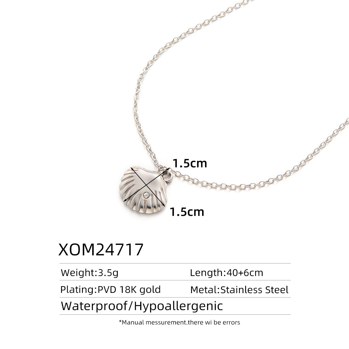 High-End Non-Fading Titanium Steel Women's Collarbone Necklace — INS Euro Style