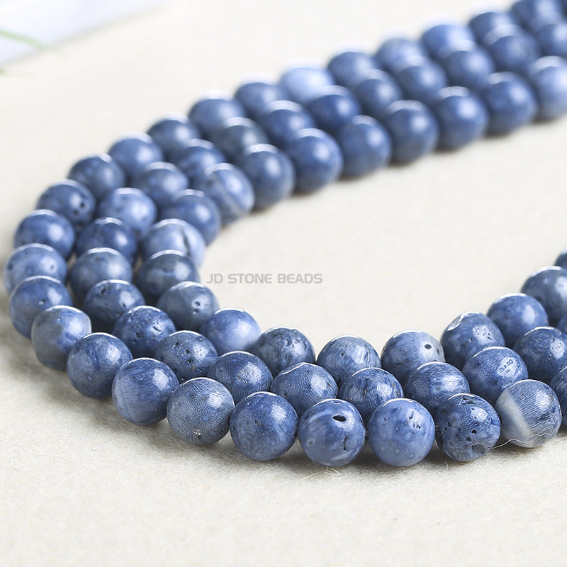 Blue loose beads DIY jewelry accessories beads