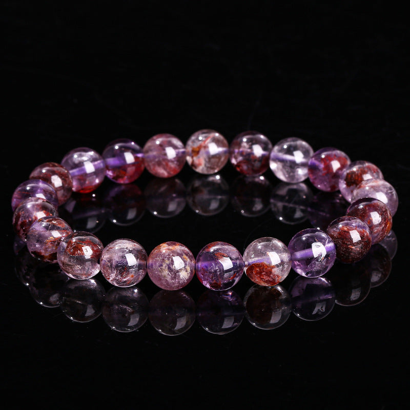 5A Natural Purple Ghost Stone Bracelet
