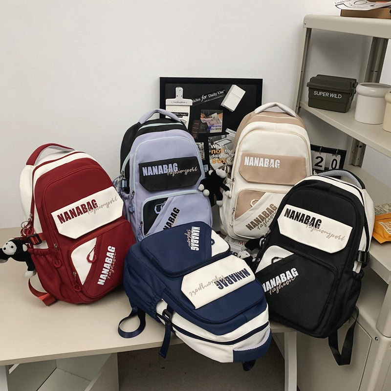 Backpack school bag large capacity casual backpack