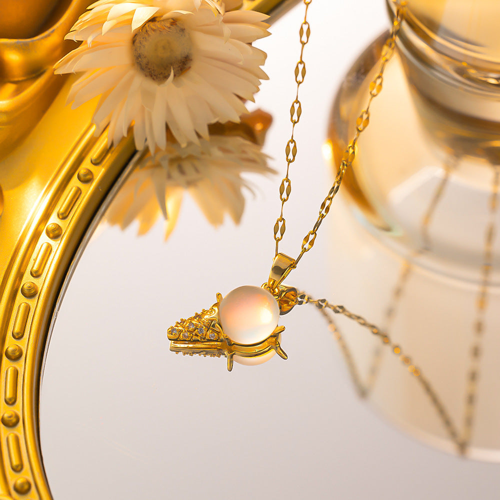 Ice cream novelty necklace girl