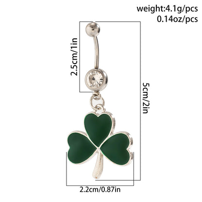 Alloy Navel Nail Letter Hat BODYJEWELRY