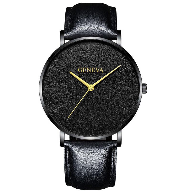 Belt quartz watch male