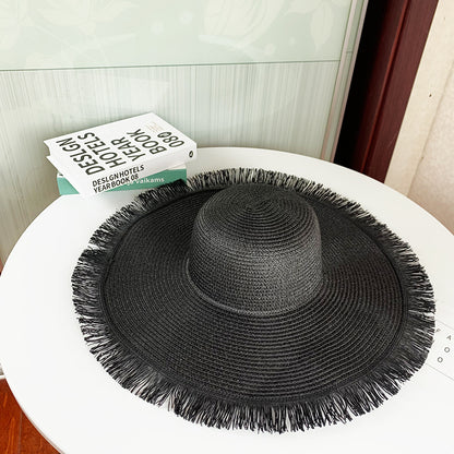 2024 Summer Wide-Brim UV Protection Straw Hat