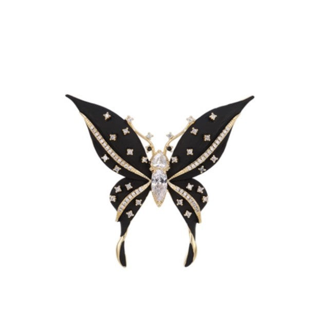 Black Butterfly Brooch