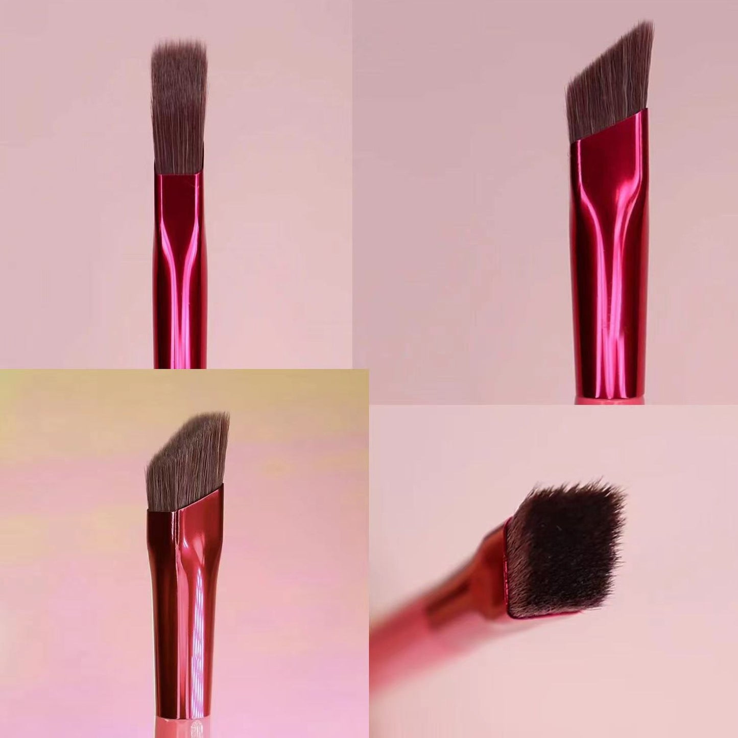 Pincel cuadrado para cejas 