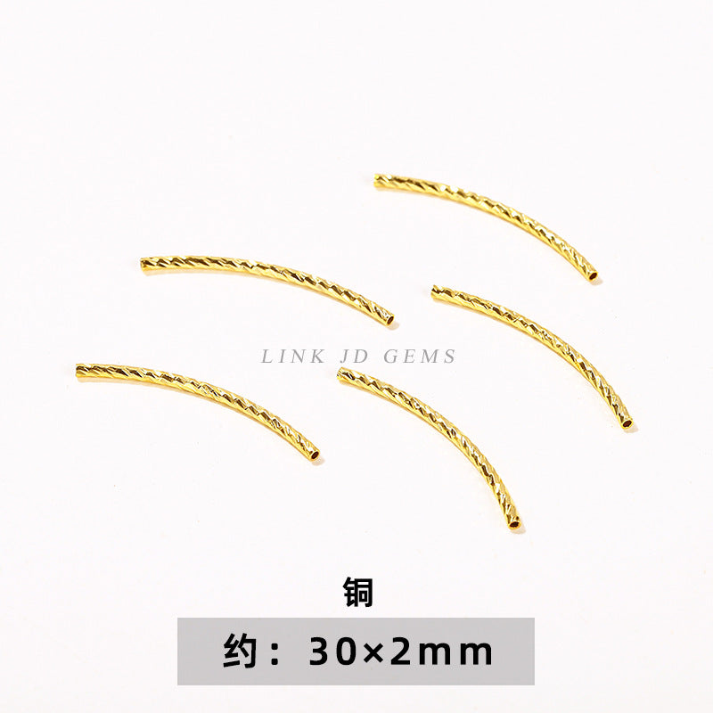 14/18K gold nine-character needle ball needle flower holder copper ring heart shape