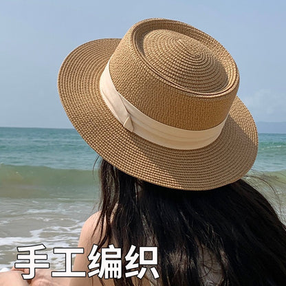 High-Quality Summer Straw Hat Wide-Brim French Sun Hat