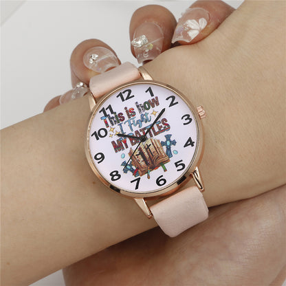 Belt quartz wrist watch
