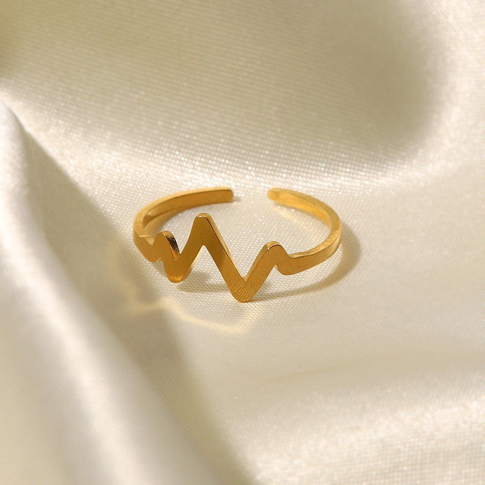 Open heart ring