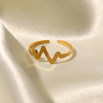 Open heart ring