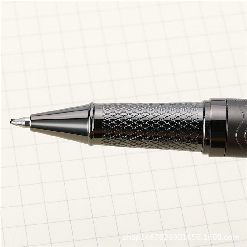 Black 0.5mm ballpoint pen/roller pen/metal signature pen