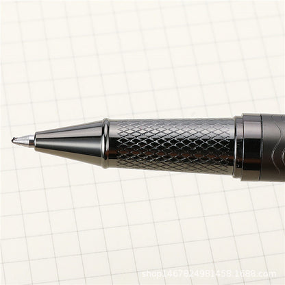 Black 0.5mm ballpoint pen/roller pen/metal signature pen