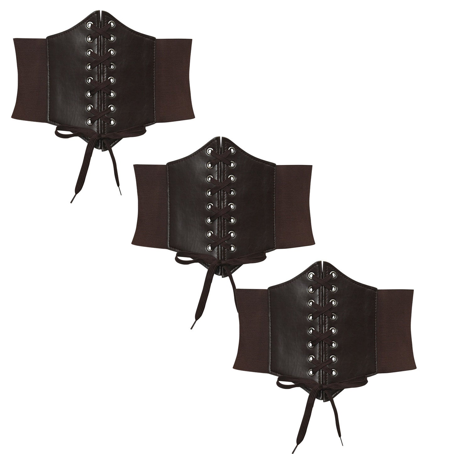 Elastic waist width belt