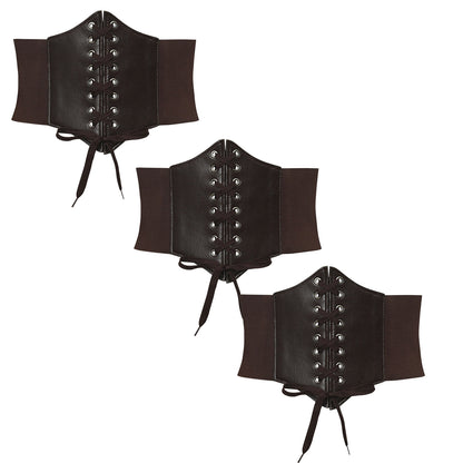 Elastic waist width belt