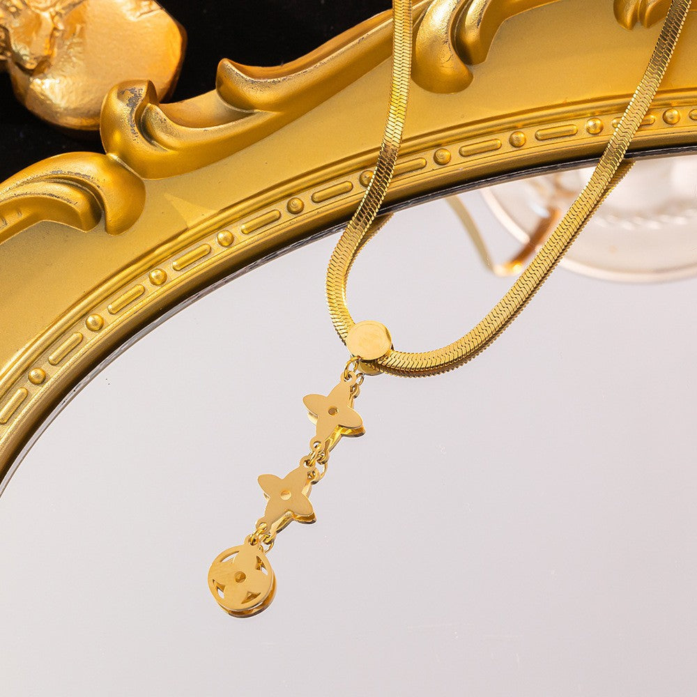 Titanium Steel Mori Design Necklace