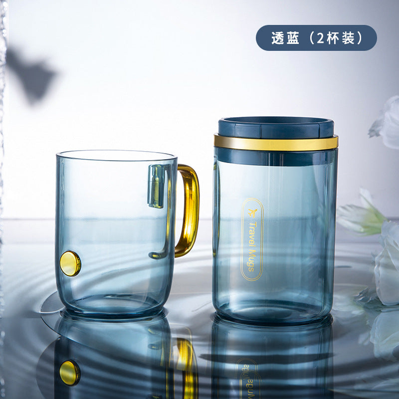 Vaso portátil para cepillos de dientes de viaje 