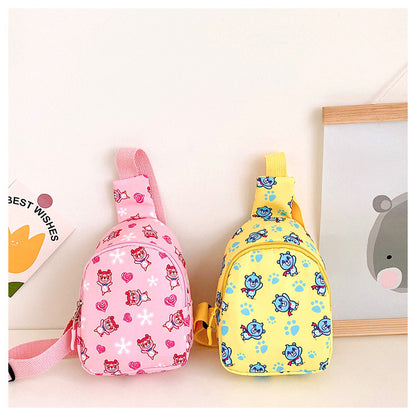 Casual canvas messenger bag