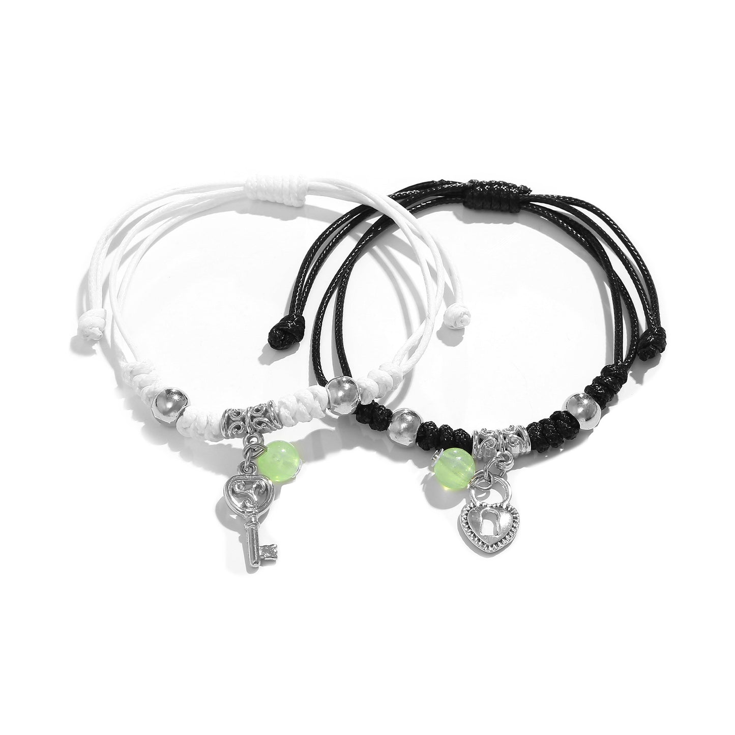 Luminous Weave Couple Bracelet