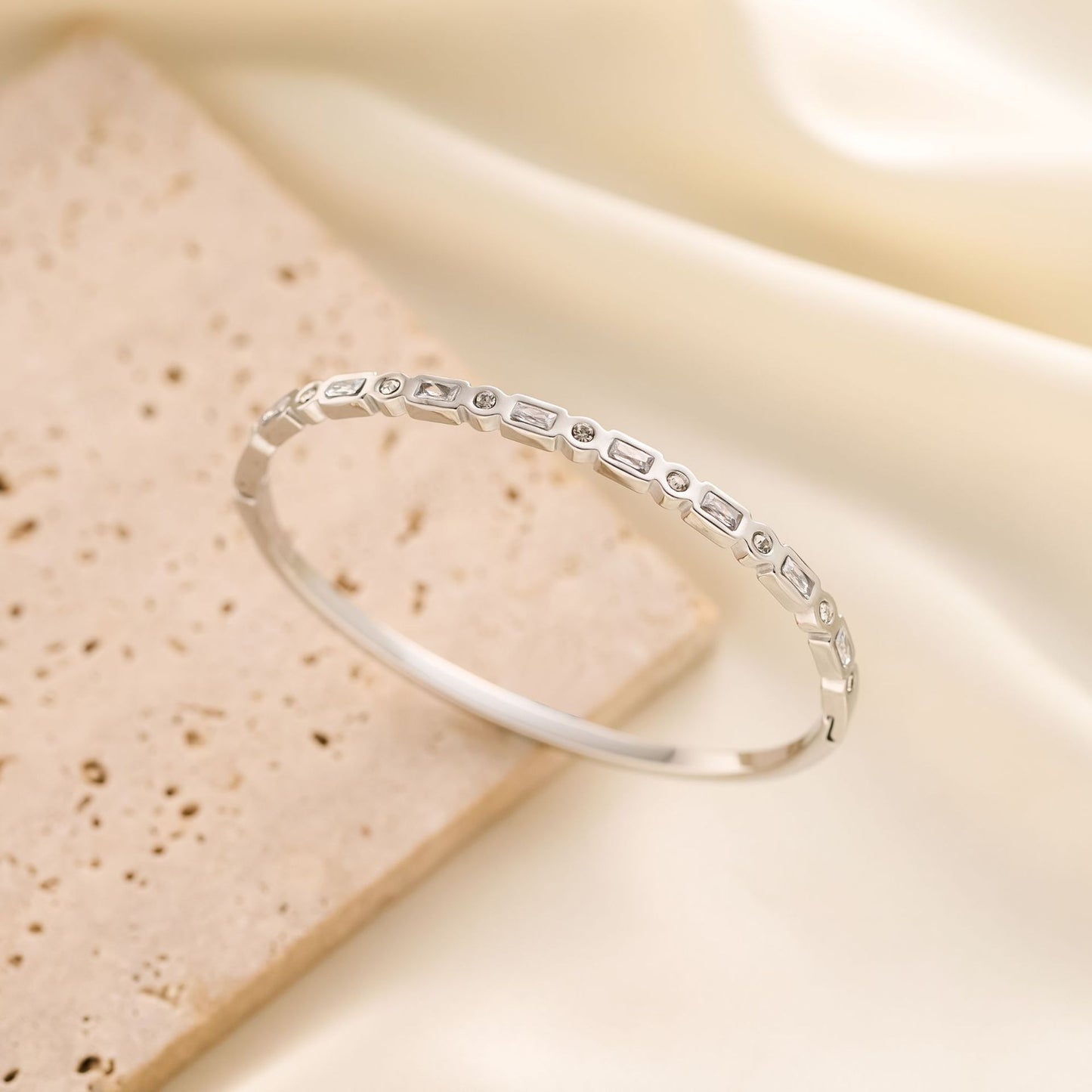 Square Diamond Zircon Bracelet