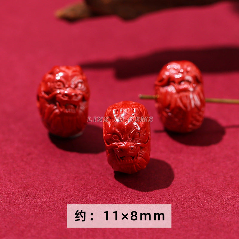 Emperor Sand Carving Accessories Lotus Pixiu Loose Beads