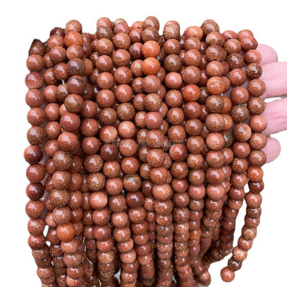 DIY jewelry accessories loose beads, sandstone beads