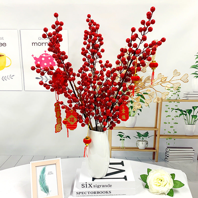 Simulación de frutos rojos. 