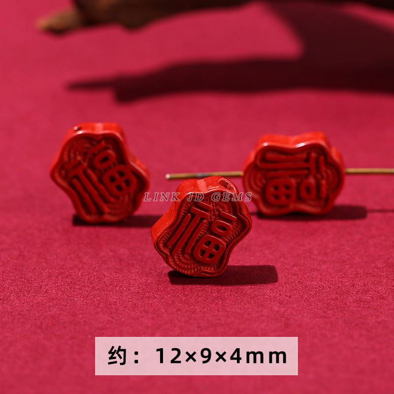 Emperor Sand Carving Accessories Lotus Pixiu Loose Beads