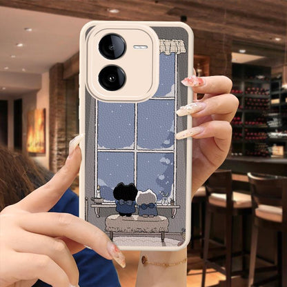 VIVO IQOO Z8 Quirky Raised Lens Protector Case Solid Color