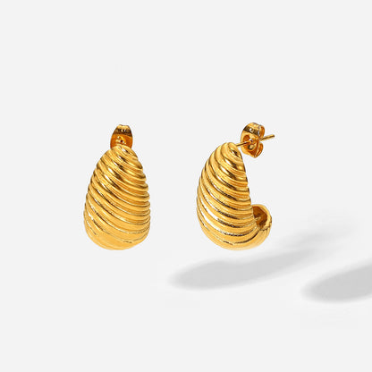 Spiral earrings