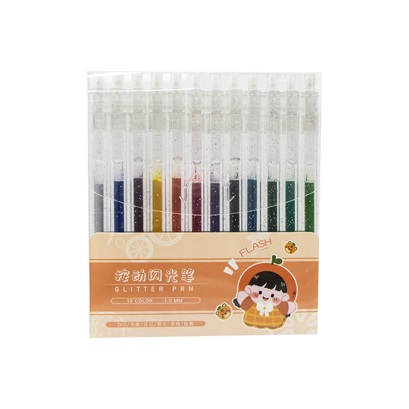 Push color flash pen
