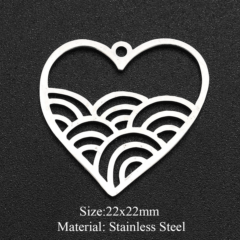 5 pcs/pack moon geometry accessories DIY pendant