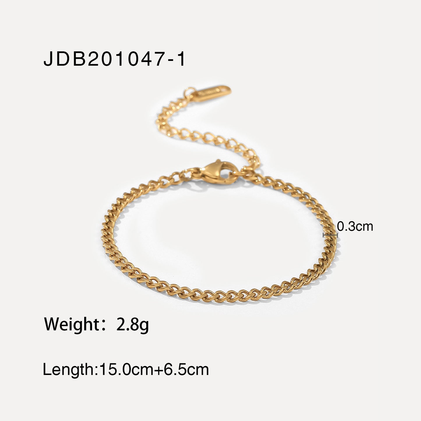 Stainless Steel Cuban Bracelet