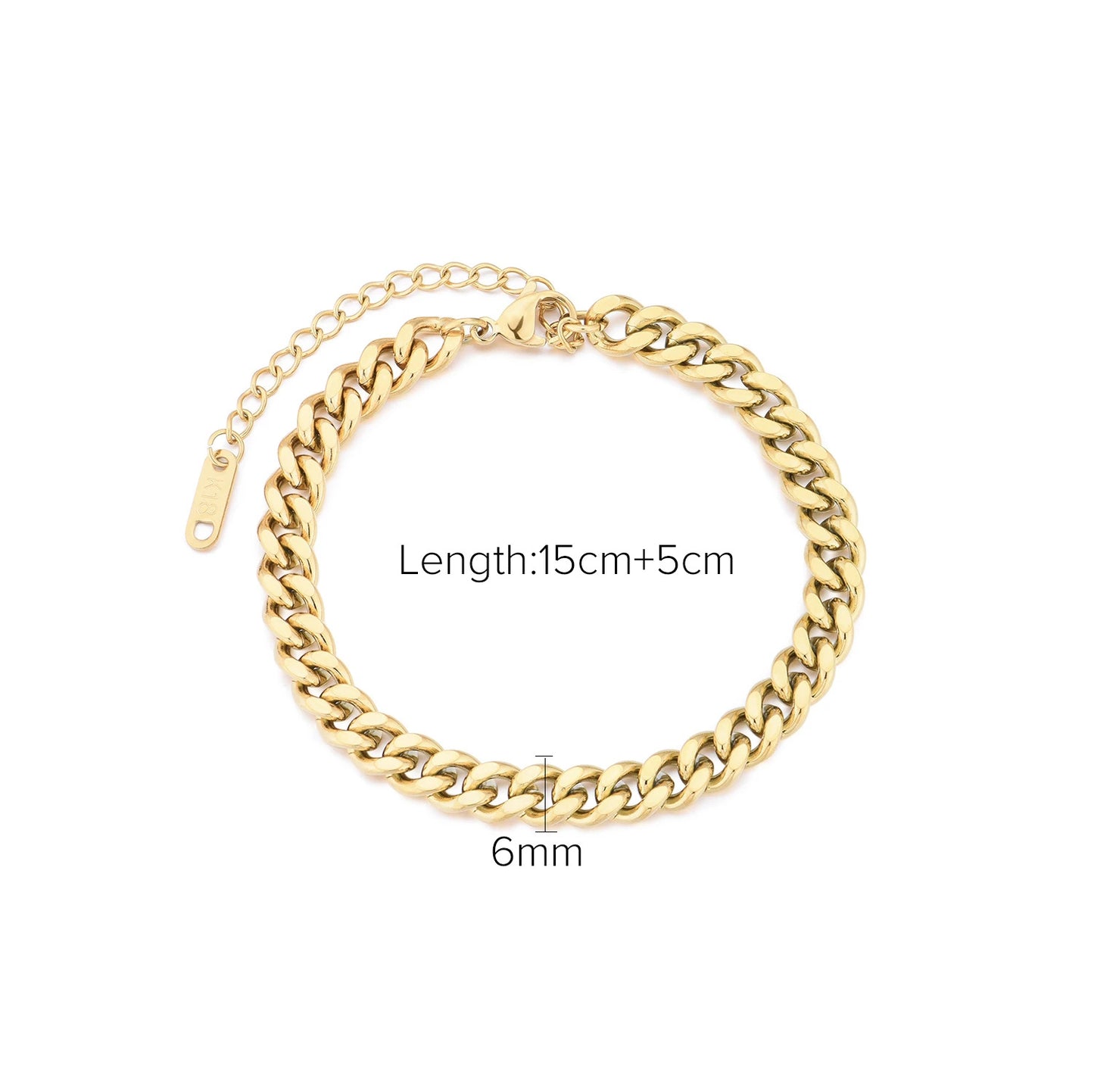 Stainless Steel Cuban Bracelet