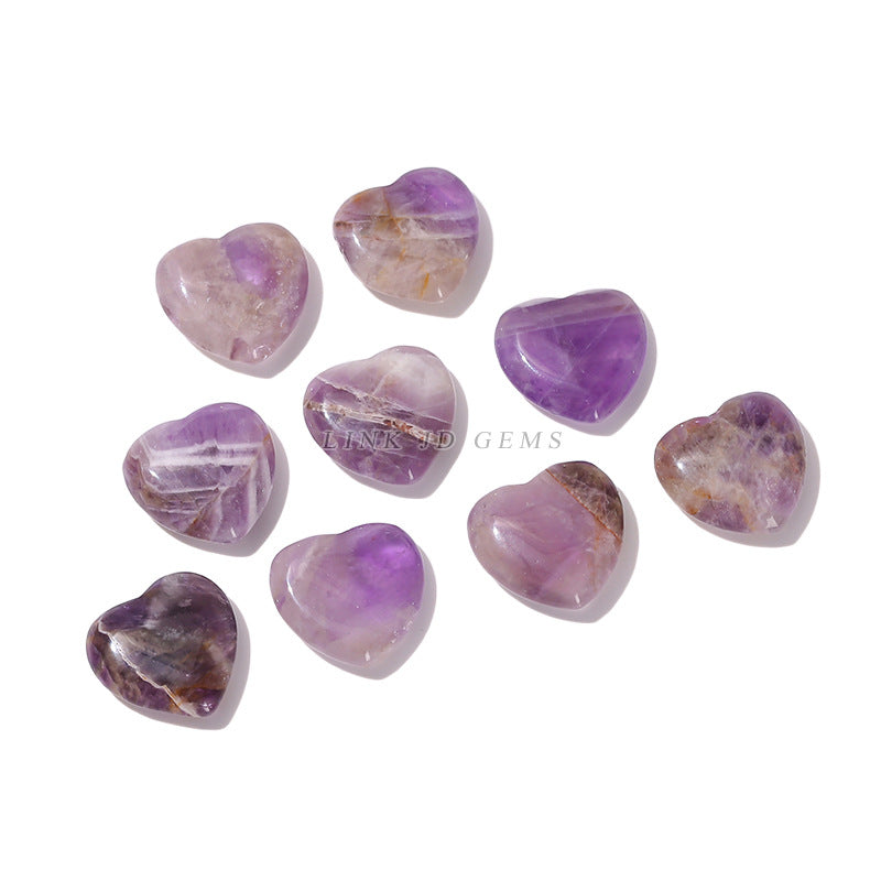 2Cm Natural Crystal Heart Shaped Gemstone