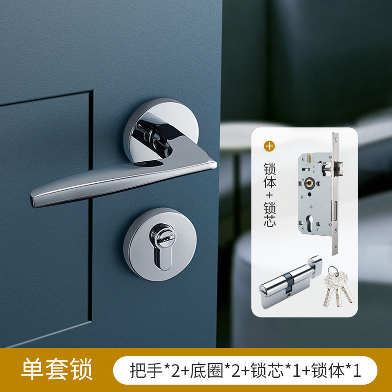 Door lock gold silver door lock