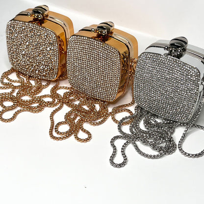 Full diamond acrylic round cake small bag