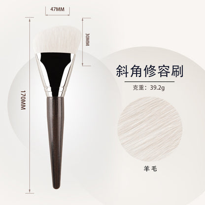 24-Piece Animal Hair Makeup Brush Set