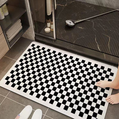 Creamy Diatomaceous Earth Mat, Absorbent and Anti-Slip